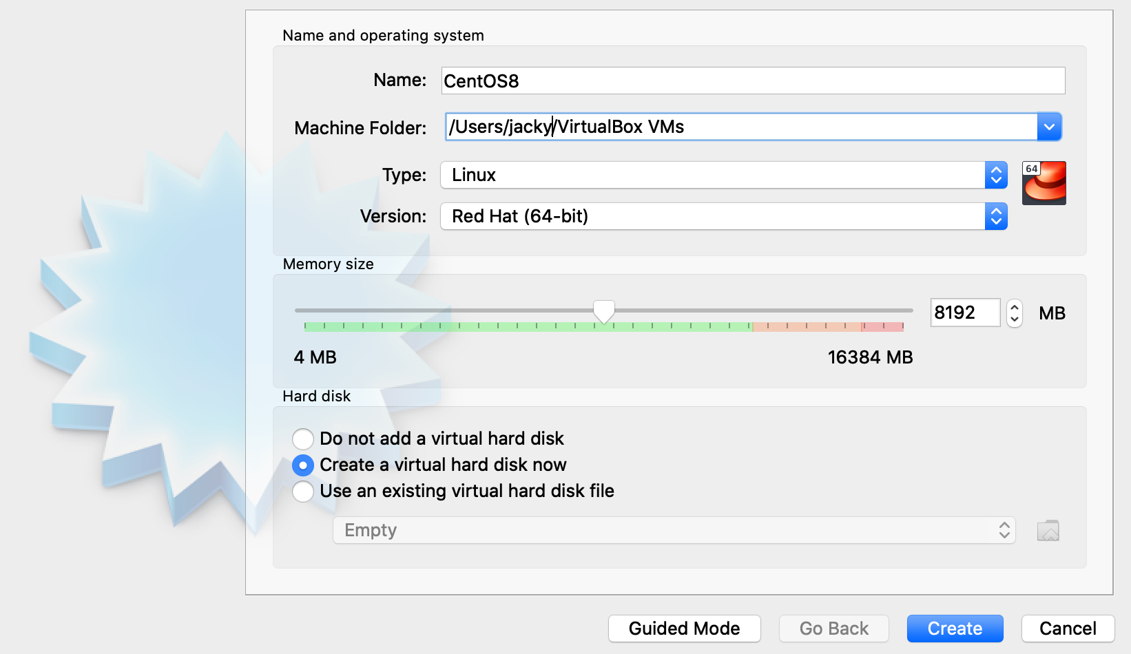 new vm