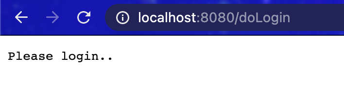 do login
