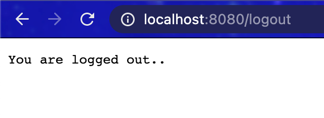 logout